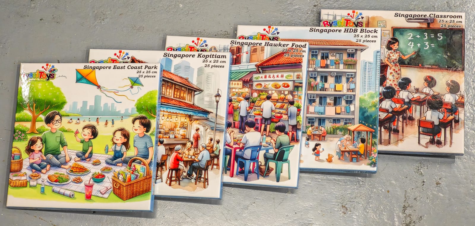 Singapore Heritage Scenes Jigsaw Puzzles