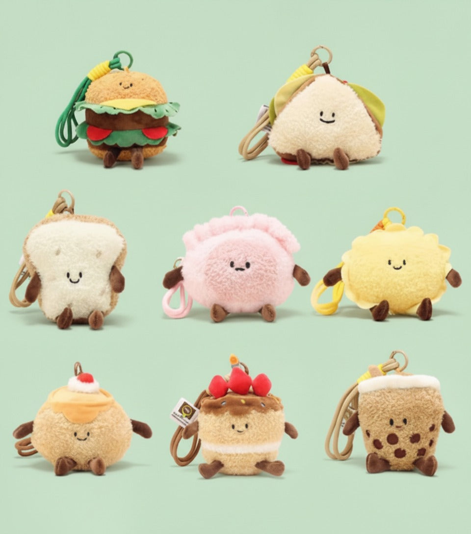 Bubble Tea Boba Plushie Keychain